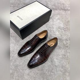 Классические мужские туфли Gucci в стиле оксфорд для делового кос
