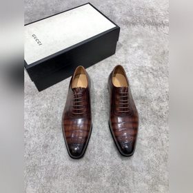 Классические мужские туфли Gucci в стиле оксфорд для делового кос