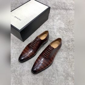 Классические мужские туфли Gucci в стиле оксфорд для делового кос