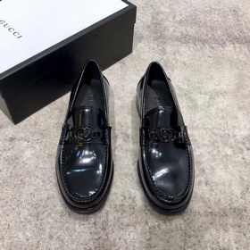 Новейшая модель классических мужских туфель Gucci, верх из импорт