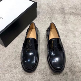 Новейшая модель классических мужских туфель Gucci, верх из импорт