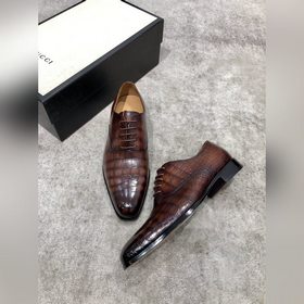 Классические мужские туфли Gucci в стиле оксфорд для делового кос
