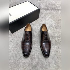 Классические мужские туфли Gucci в стиле оксфорд для делового кос