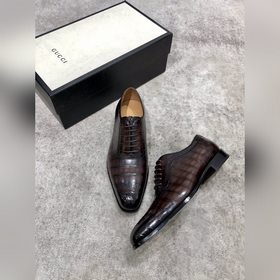 Классические мужские туфли Gucci в стиле оксфорд для делового кос
