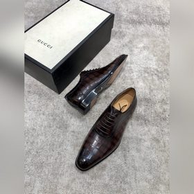 Классические мужские туфли Gucci в стиле оксфорд для делового кос