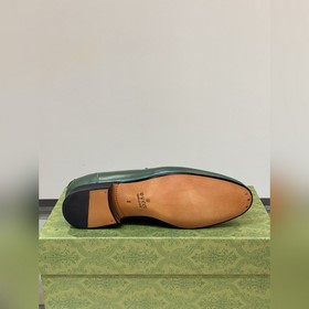 Gucci — высококачественные мужские кожаные туфли на высокой подош