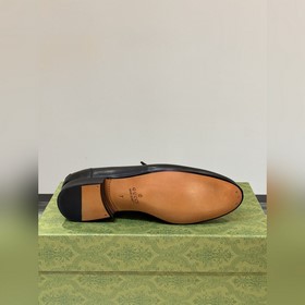 Gucci — высококачественные мужские кожаные туфли на высокой подош