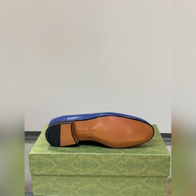 Gucci — высококачественные мужские кожаные туфли на высокой подош