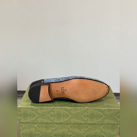 Gucci — высококачественные мужские кожаные туфли на высокой подош