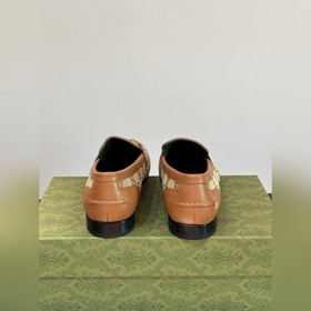 Gucci — высококачественные мужские кожаные туфли на высокой подош