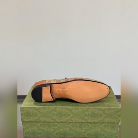 Gucci — высококачественные мужские кожаные туфли на высокой подош