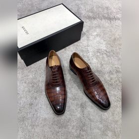 Классические мужские туфли Gucci в стиле оксфорд для делового кос