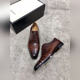 Классические мужские туфли Gucci в стиле оксфорд для делового кос