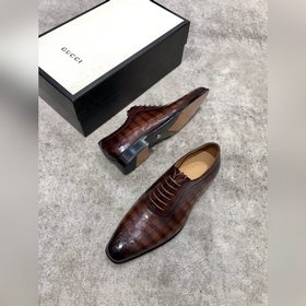 Классические мужские туфли Gucci в стиле оксфорд для делового кос