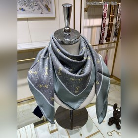 Новинка G-семейства 【Шелковый платок GG с пряжкой виде конской уз