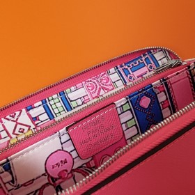 Hermes кошелек на молнии, внешняя часть из кожи Epsom, внутренняя