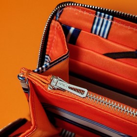 Hermes кошелек на молнии, внешняя часть из кожи Epsom, внутренняя