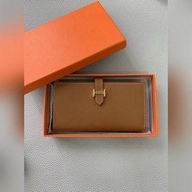 Bearn Длинный кошелек/портфель 17,5 см, импортная кожа Epsom [зол