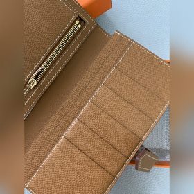 Bearn Длинный кошелек/портфель 17,5 см, импортная кожа Epsom [зол