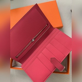 Bearn Длинный кошелек/портфель 17,5 см, импортная кожа Epsom [роз