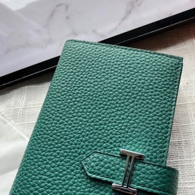 Bearn Длинный кошелек/портфель 17,5 см, импортная кожа Togo [павл