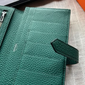 Bearn Длинный кошелек/портфель 17,5 см, импортная кожа Togo [павл