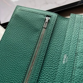 Bearn Длинный кошелек/портфель 17,5 см, импортная кожа Togo [павл