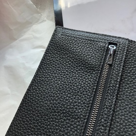 Bearn Длинный кошелек/портфель 17,5 см, импортная кожа Togo [черн