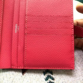 Bearn Hermes Короткий кошелек Epsom в наличии  Цвет： розовый Раз