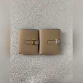 Короткий кошелек Bearn 12 см, импортная кожа Epsom [различные цве