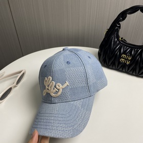 Louis Vuitton 2025 Новая джинсовая бейсболка  Бейсболка LV, лак
