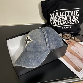 LV Louis Vuitton новая джинсовая кепка с вышивкой Усовершенствова
