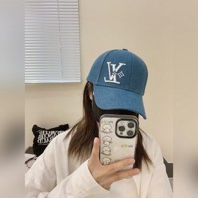 LV Louis Vuitton новая джинсовая кепка с вышитыми буквами Усоверш