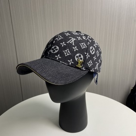 Новая оригинальная бейсболка LV Louis Vuitton, с джинсовым узором