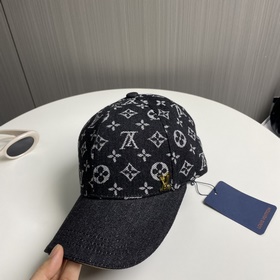 Новая оригинальная бейсболка LV Louis Vuitton, с джинсовым узором