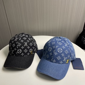 Новая оригинальная бейсболка LV Louis Vuitton, с джинсовым узором