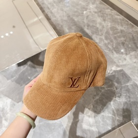 Louis Vuitton LV, веселая бейсболка из вельвета, новая осенняя мо