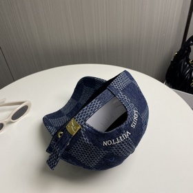 Louis Vuitton 2025 Новая джинсовая бейсболка  Бейсболка LV, лак