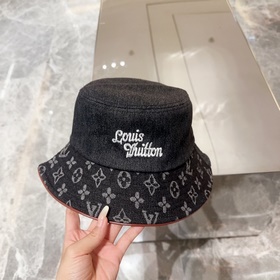 LV Louis Vuitton оригинальная вышитая рыбацкая кепка. Легкая и ды