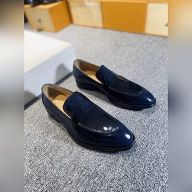 LV Классические мужские туфли Оксфорд. Мужские деловые кожаные т