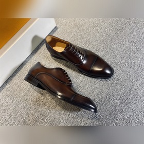 LV Классические мужские туфли Оксфорд для делового костюма Клас