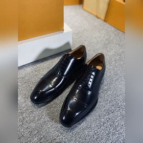 LV Классические мужские туфли Оксфорд для делового костюма Клас