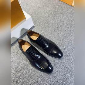 LV Классические мужские туфли Оксфорд для делового костюма Клас