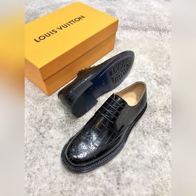 Louis Vuitton LV (Луи Виттен) Оксфорды из телячьей кожи. Изысканн