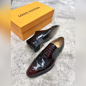 Louis Vuitton LV Классические мужские туфли Оксфорд для делового 