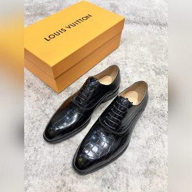 Louis Vuitton LV Классические мужские туфли Oxford для делового с