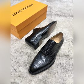 Louis Vuitton LV Классические мужские туфли Oxford для делового к