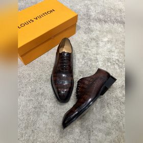 Louis Vuitton LV Классические мужские туфли Oxford для делового к