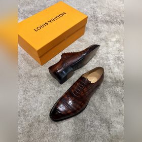 Louis Vuitton LV Классические мужские туфли Oxford для делового к
