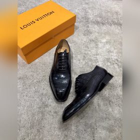 Louis Vuitton LV Классические мужские туфли Oxford для делового к
